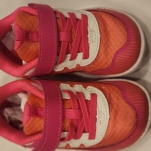 Merrell Bare Steps Sport Shoe Pink And Orange Size 6.5 Toddler